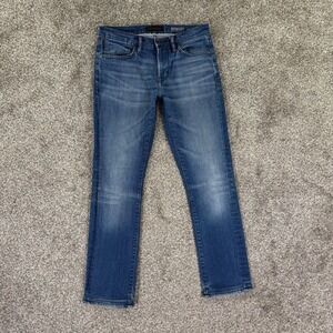John Varvatos USA Bowery Slim Straight Fit Jeans Mens 29 Blue Denim Medium Wash